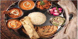 Coriander Indian Thali Special